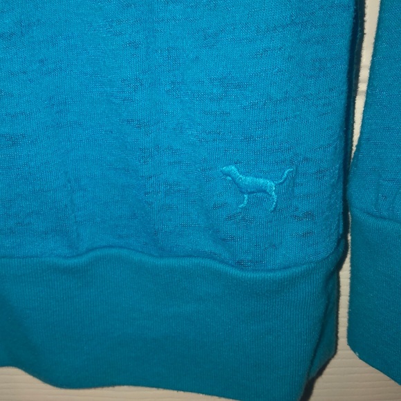 3/$20 Long Sleeve Blue Tank VS PINK - Picture 3 of 6